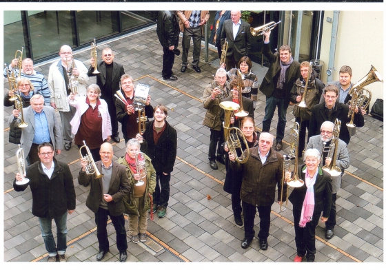 Gruppenbild des Posaunenchors