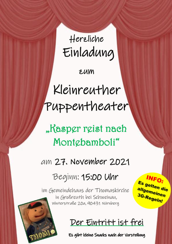 Einladung zum Kleinreuther Puppentheater