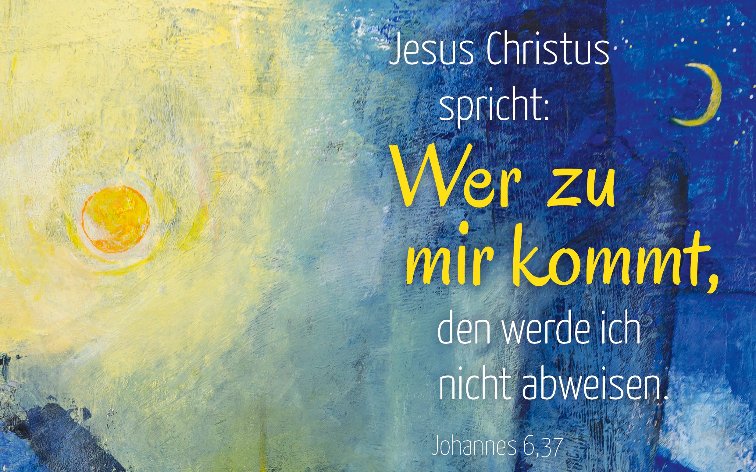 Ausschnitt Acryl zur Jahreslosung 2022.