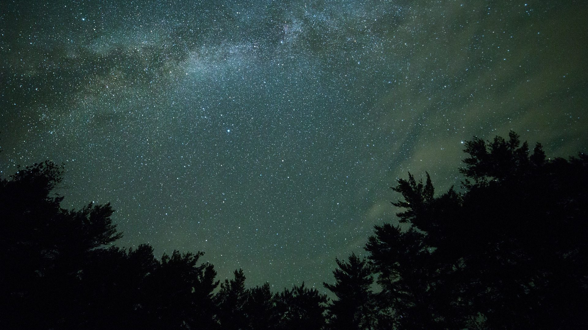 Blick in den Nachthimmel