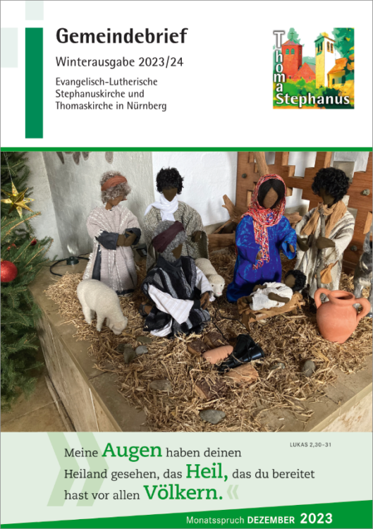 Winterausgabe 2023/24 Gemeindebrief Thomas und Stephanus