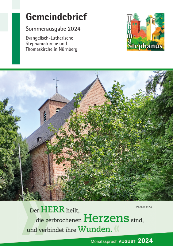 Sommerausgabe 2024 Gemeindebrief Thomas und Stephanus